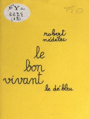 cover image of Le bon vivant